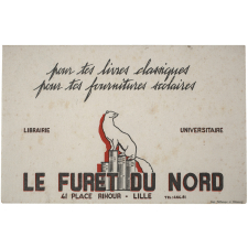 Buvard publicitaire. Le Furet du Nord. 
