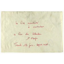 Le Film incontesté à contester.