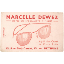 Buvard publicitaire. Marcelle Dewez.