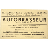 Buvard publicitaire. L'Autobrasseur. 