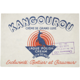 Buvard publicitaire. Kangourou. Crème de grand luxe. 