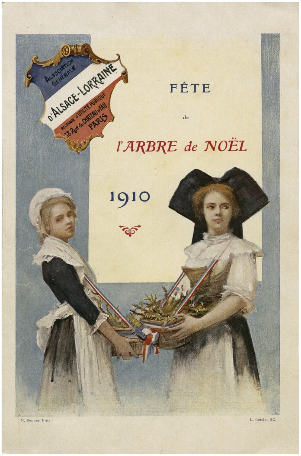 Fête de l'Arbre de Noël 1910.