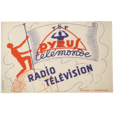 Buvard publicitaire. Pyrus. Télémonde.