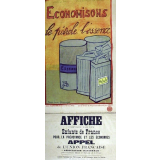 Economisons le pétrole l'essence.