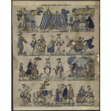 Scènes de camp, sous Louis XV.
