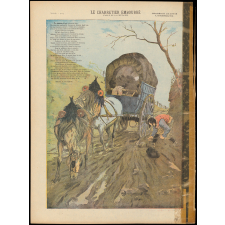 Le Charretier embourbé. (Fable de La Fontaine).