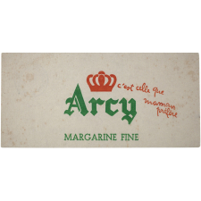 Buvard publicitaire. Arcy. Margarine fine.