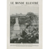 Première de couverture du Monde illustré du 16 juillet 1921 : inauguration du monument du Génie latin. 