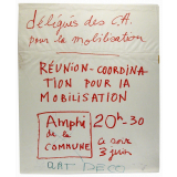 Réunion - Coordination pour la mobilisation.