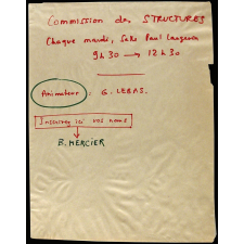 Commission des structures.