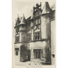 Le Poitou Pittoresque - 42 - Poitiers (Vienne) - L'Hôtel Fumé, aujourd'hui Faculté des Lettres - Façade de l'Entrée (XVe siècle).
