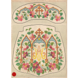 Modèles de broderie pour prie-Dieu.