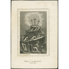 Image religieuse. Allons... et mourons avec lui.