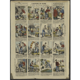 L'Histoire du verre. 1re feuille : le Verre ordinaire. 