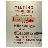 Meeting des pavillons libérés de la Cité universitaire