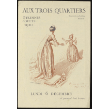 Aux Trois quartiers, Paris. Étrennes, jouets 1910.