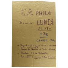 CA philo Réunion lundi 24 fev. 17h Censier.