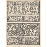 Fac-simile de patrons de broderies du seizième siècle.