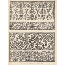 Fac-simile de patrons de broderies du seizième siècle.