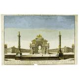 Vue de la décoration du Collège de Louis le Grand.