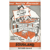 Buvard publicitaire. Fonderies de Sougland.