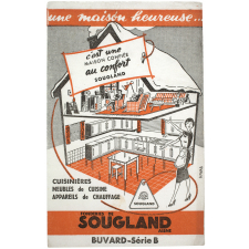 Buvard publicitaire. Fonderies de Sougland.