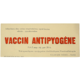 Buvard publicitaire. Vaccin antipyogène. 