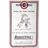 Secours national. Oeuvre des petits réfugiés. Pour secourir les Enfants malheureux. Souscrivez !