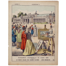 Exposition universelle de Paris 1900. N°12. Le Grand Palais des Champs Elysées - Arts modernes.
