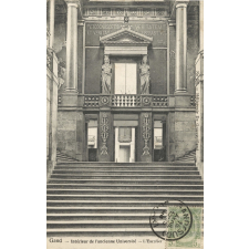 Gand - Intérieur de l'ancienne Université - L'Escalier.