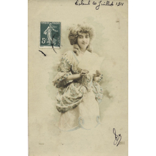 Jeune fille en costume Louis XVI.