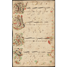 Calligraphie néerlandaise. 