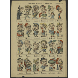 Alphabet des Arts et Métiers. Imagerie d'Epinal, N°329.