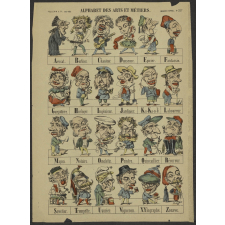 Alphabet des Arts et Métiers. Imagerie d'Epinal, N°329.