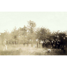 Ecole primaire supérieure de La Ferté-Macé - Leçon d'arpentage. 