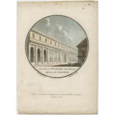 Vue de la 1ère entrée de l'Ecole Royale de Chirurgie.