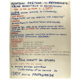 Pompidou prétend : les réformes : tâche essentielle du gouvernement - Voila ce que ça donne à l'ORTF.