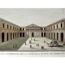 Vue intérieure de la cour de Médecine.