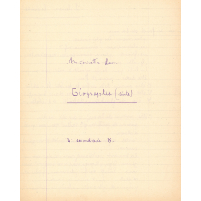 Cahier de géographie.