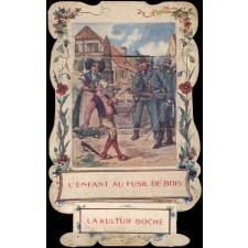 L'enfant au fusil de bois. La Kultur Boche.