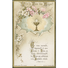 Image religieuse. Voici le pain des Anges !