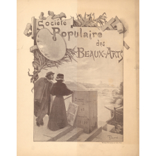 Société Populaire des Beaux-Arts. Menu.