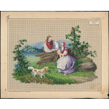 Modèle de broderie.