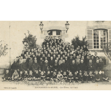 Lourdoueix-St-Michel - Les Elèves, 1911-1912.