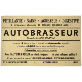 Buvard publicitaire. L'Autobrasseur. 