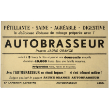 Buvard publicitaire. L'Autobrasseur. 