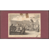 Le peuple force ceux qui passent sur le Pont Neuf à saluer la statue d'Henri IV (16 septembre 1788).