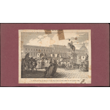 Le peuple force ceux qui passent sur le Pont Neuf à saluer la statue d'Henri IV (16 septembre 1788).