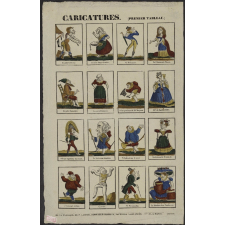 Caricatures. (Premier tableau.).
