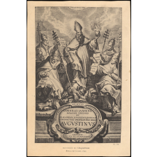 Reproduction du frontispice de l'Augustinus. 